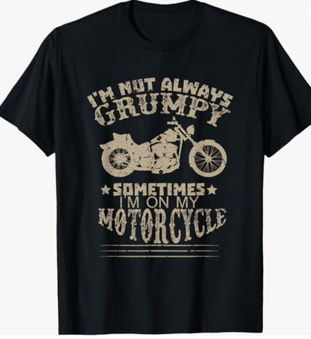 Black Crew Neck | My Motorcycle Funny T-Shirt